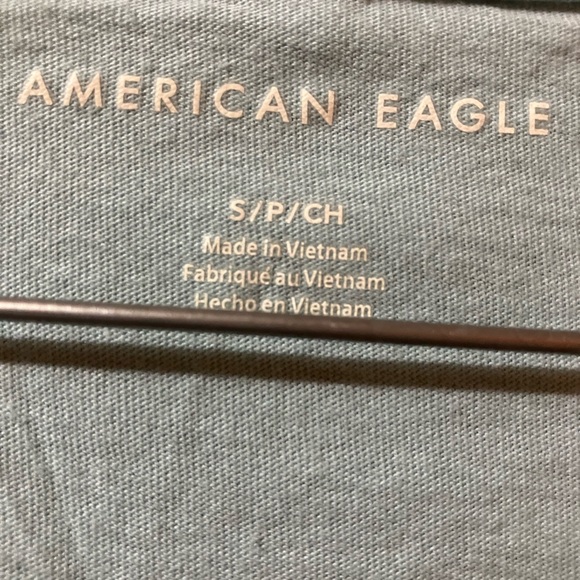 American Eagle Outfitters Soft Blue Tee - Picture 2 of 2